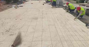 白银黄金麻荔枝面地铺案例