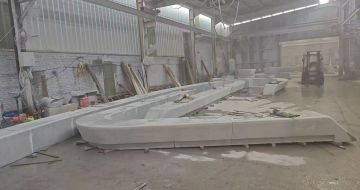 白银 花岗岩整石坐凳拼装