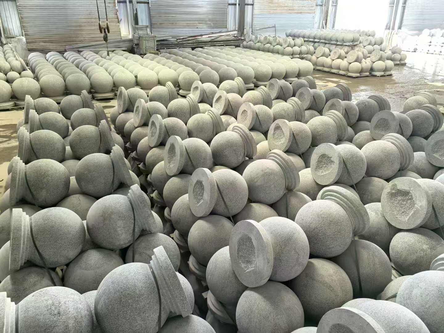 白银石材挡车球