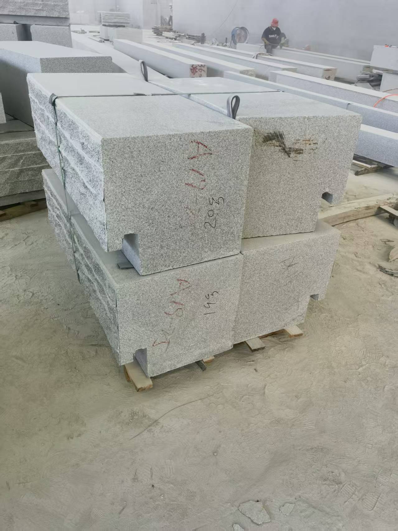 白银 整石坐凳打包