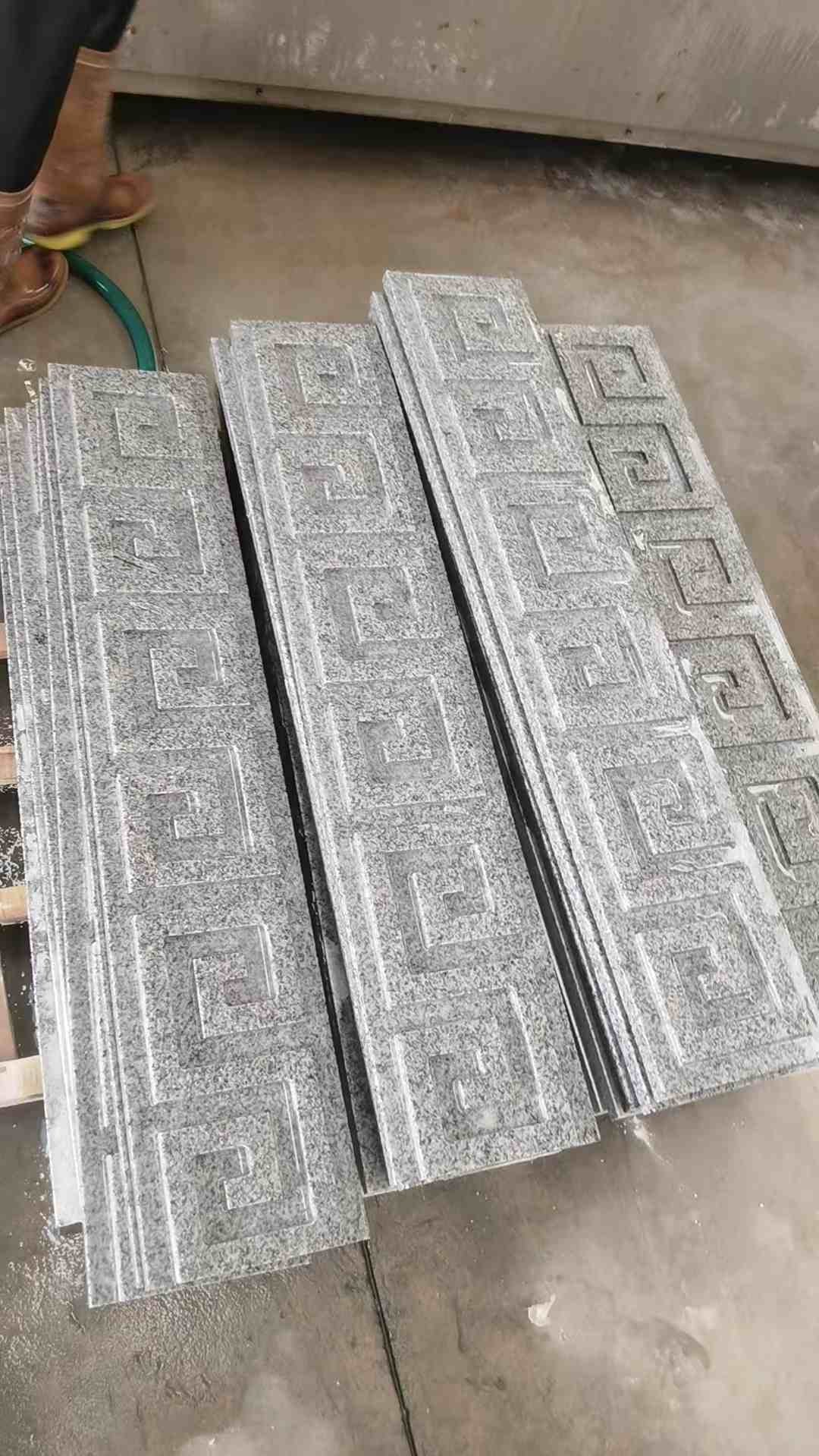 白银 别墅回纹线条，雕刻