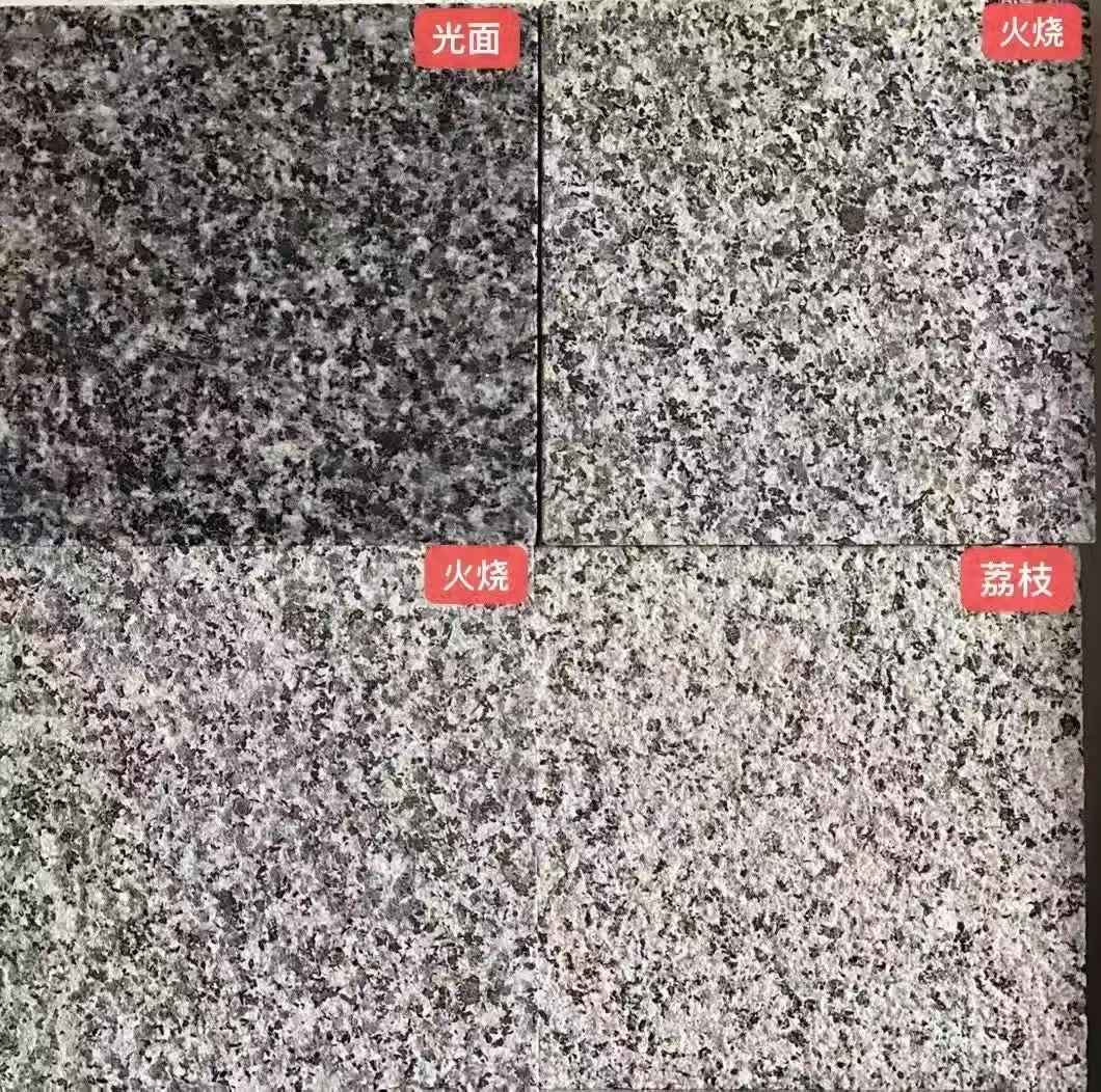 白银 芝麻黑光面，芝麻黑火烧面，芝麻黑荔枝面